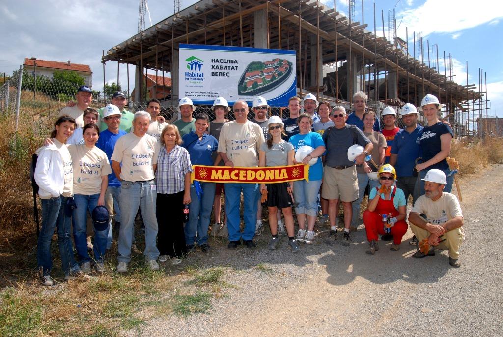 Global Village team in Veles, 2009