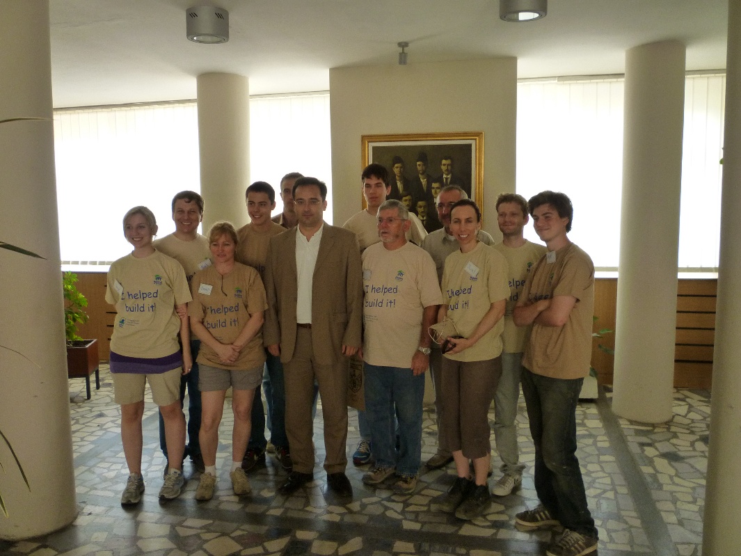 Mayor of Veles reception inside Town Hall, 2010