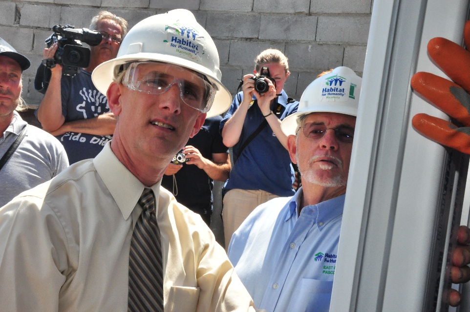 U.S. Ambassador Paul Wohlers build site work, 2012