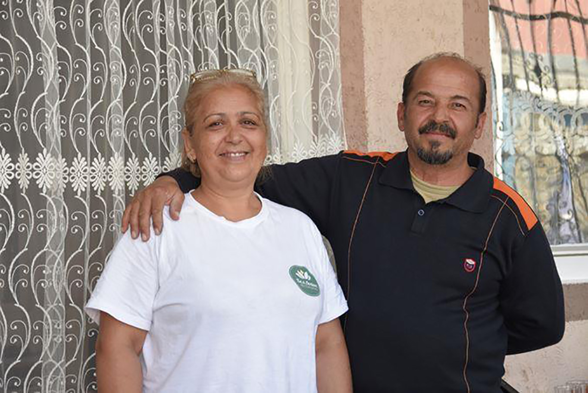 A Habitat Family practices energy efficiency at their renovated home